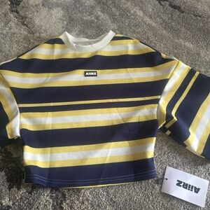 Kids Striped Yellow and Blue Top